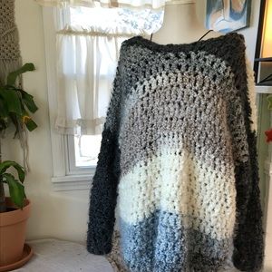 Handmade chunky oversized sweater